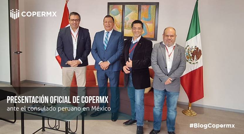 Presentación oficial de COPERMX ante el consulado peruano en México